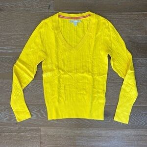 NWOT Old Navy Cotton Pull Over Sweater | Yellow | M